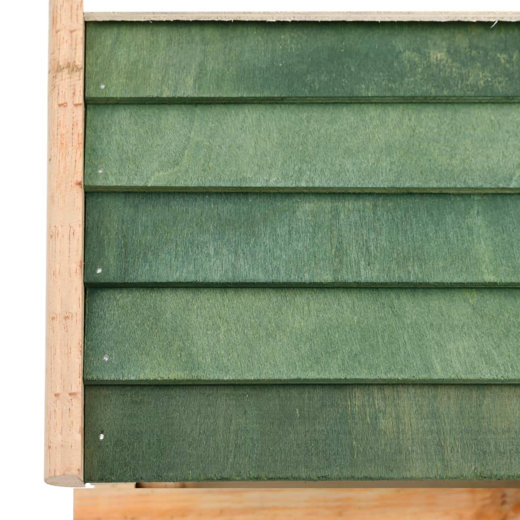 Mangeoire à oiseaux suspendue en bois de sapin pour jardin et balcon Brun – ComfortXL Pet Living - Image 4