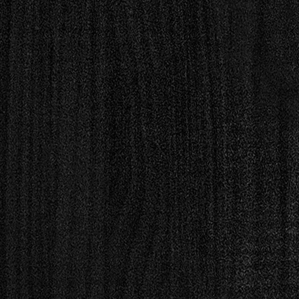 Vidaxl - Jardinière d'extérieur Noir 40x40x70 cm Bois de pin massif vidaXL 810797 - Image 7