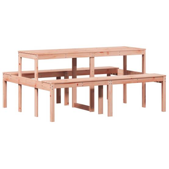 ComfortXL - Grande Table de Pique-Nique Conviviale 160cm en Bois de Douglas Robuste avec Bancs – ComfortXL Outdoor Living - Image 6