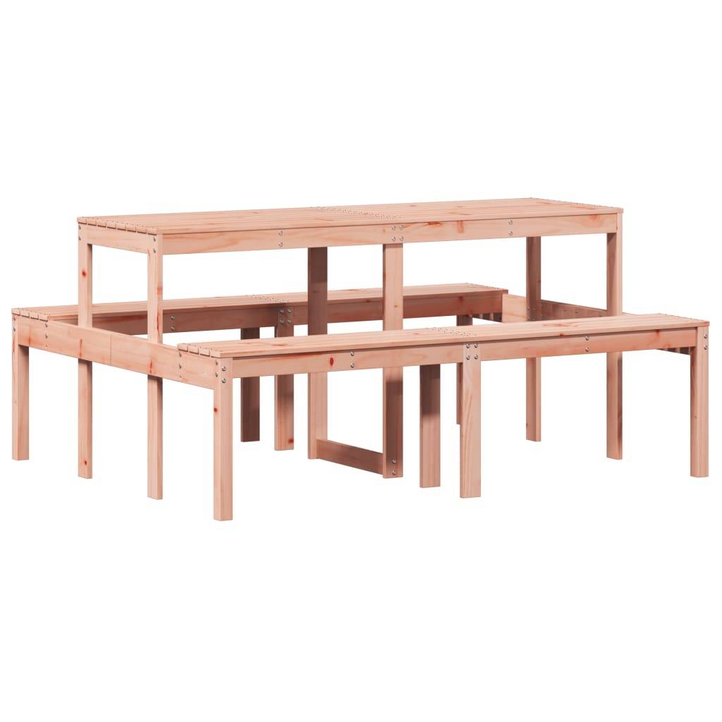 ComfortXL - Grande Table de Pique-Nique Conviviale 160cm en Bois de Douglas Robuste avec Bancs – ComfortXL Outdoor Living - Image 6
