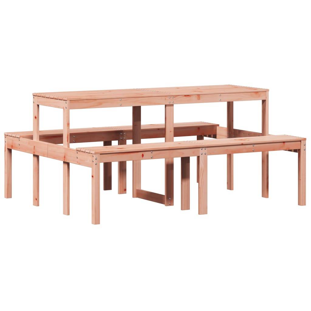 ComfortXL - Grande Table de Pique-Nique Conviviale 160cm en Bois de Douglas Robuste avec Bancs – ComfortXL Outdoor Living - Image 2
