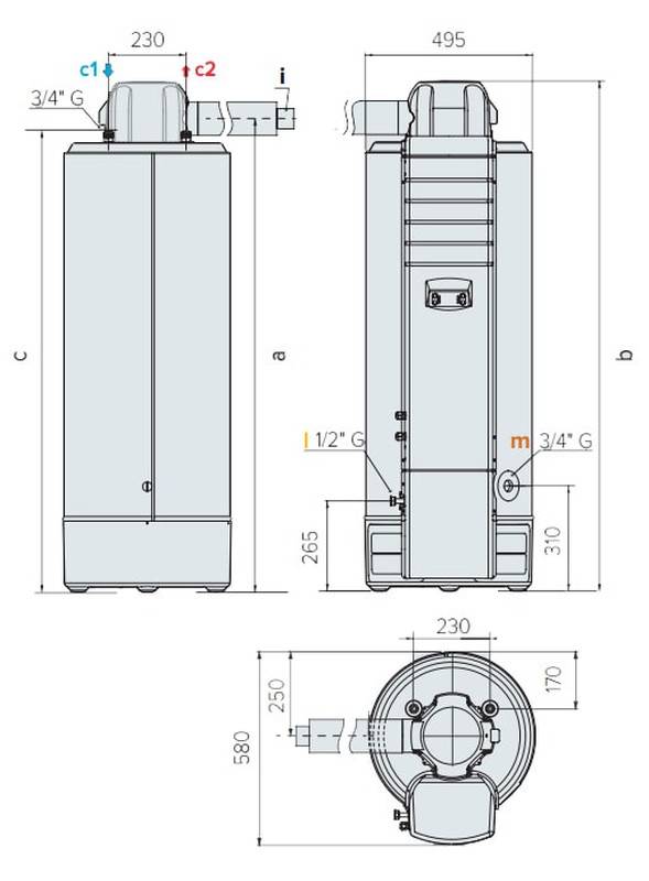 Accumulateur à gaz SGA OPTIMA V X 200 FR STYX - 200 L - ARISTON - 3211230 - Imagen 2