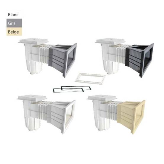 Astral Pool - Skimmer standard 15 L Astral piscine liner/béton/coque/panneaux Gris anthracite - Image 1