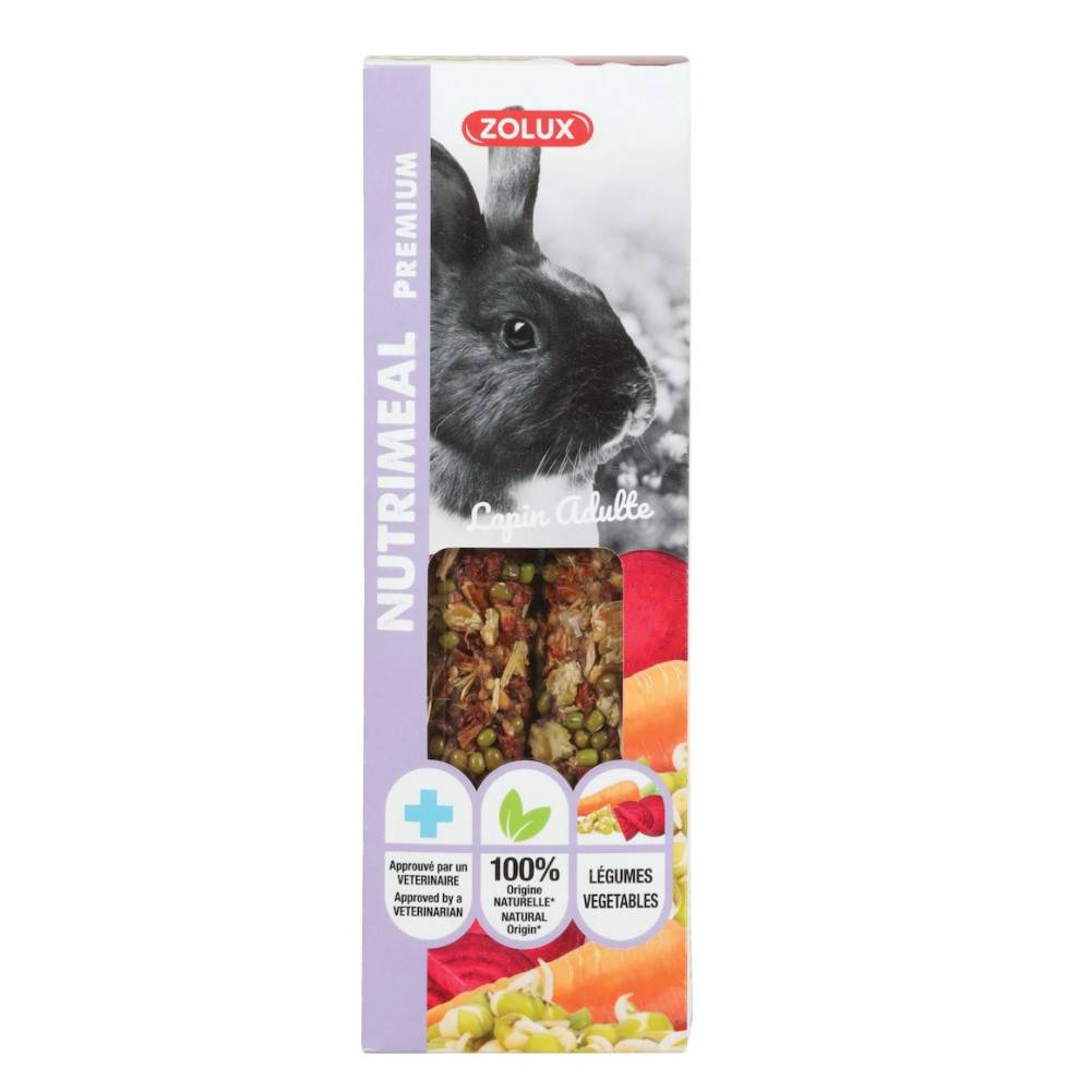 Zolux - zolux - Friandises 2 sticks premium légumes pour lapin adulte , pour lapin - Imagen 1