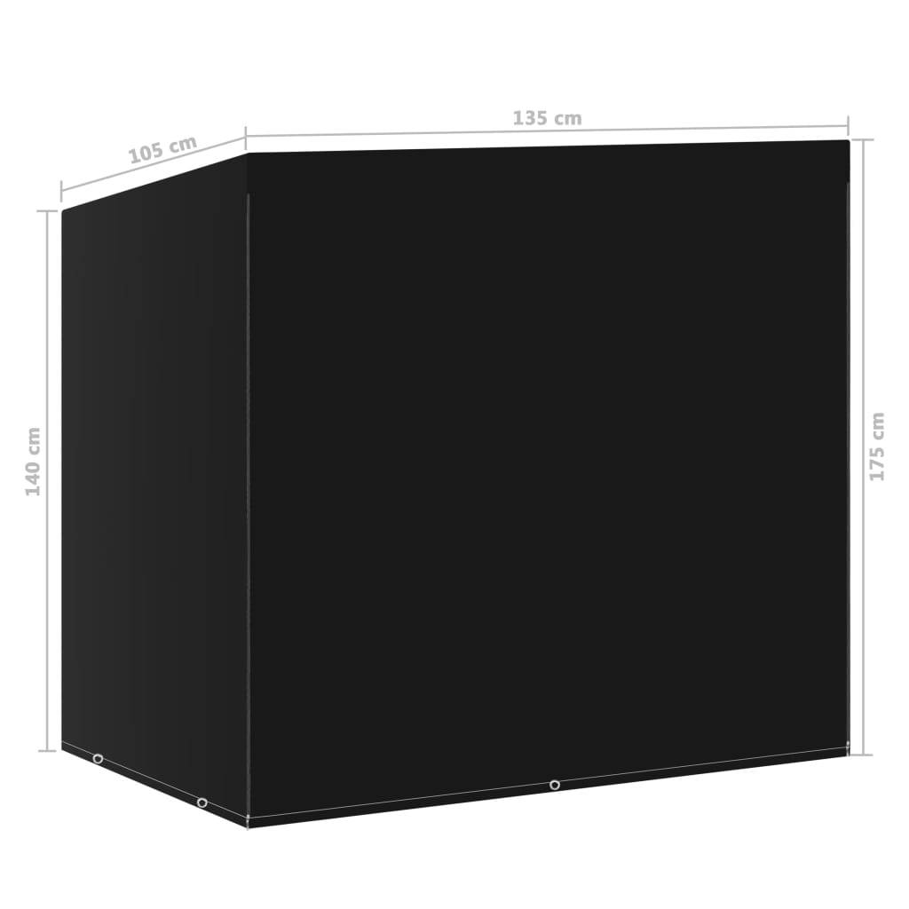 Housse de balancelle - Housse de protection 6 œillets 135x105x175 cm - Image 9