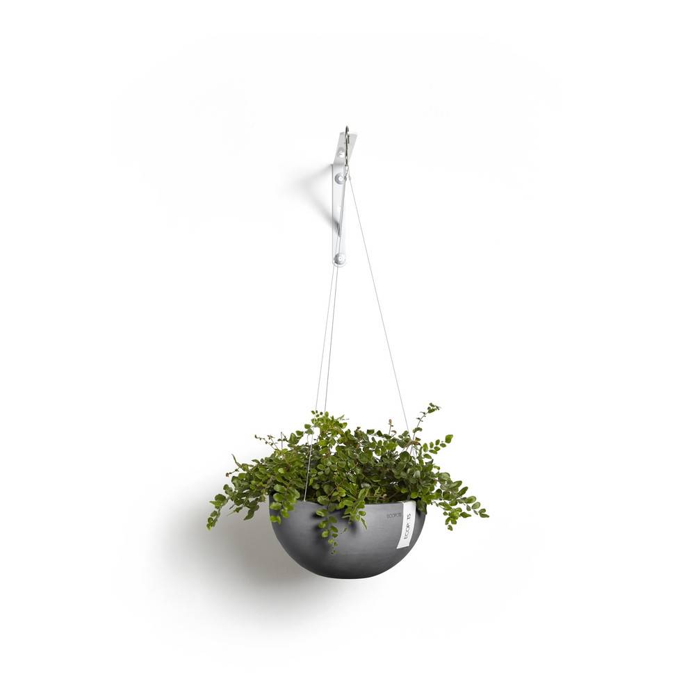 Ecopots - Pot supsendu Brussels 27 Gris - Ø 26,5 x H. 13 cm - 4,2 L ECOPOTS - Imagen 1