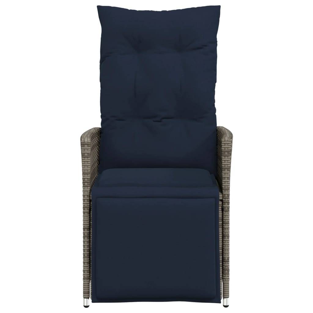 Chaise bois composite 2 places tissu gris  56 x 59 x 92 cm  - Prolenta premium  p3139.7 - Image 4