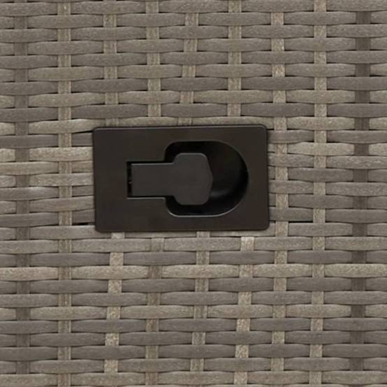 Chaise bois composite 2 places tissu gris 56 x 59 x 92 cm - Prolenta premium p3139.7 - Image 9