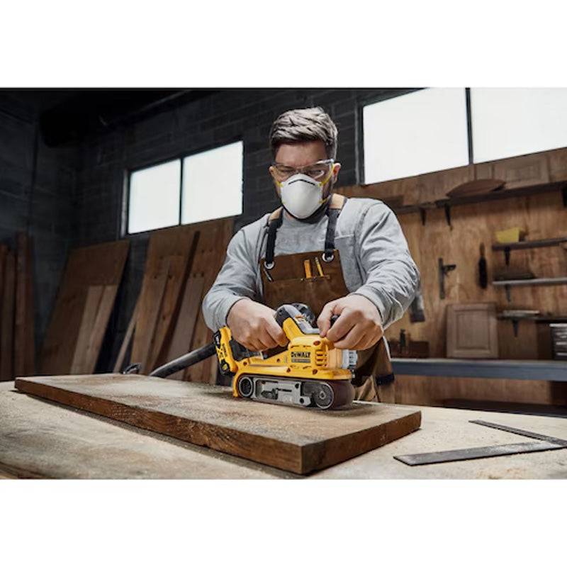 Ponceuse à bande XR 18V bruhless - DEWALT - avec 2 batteries 18V 5.0Ah - chargeur - DCW220P2-QW - Image 7