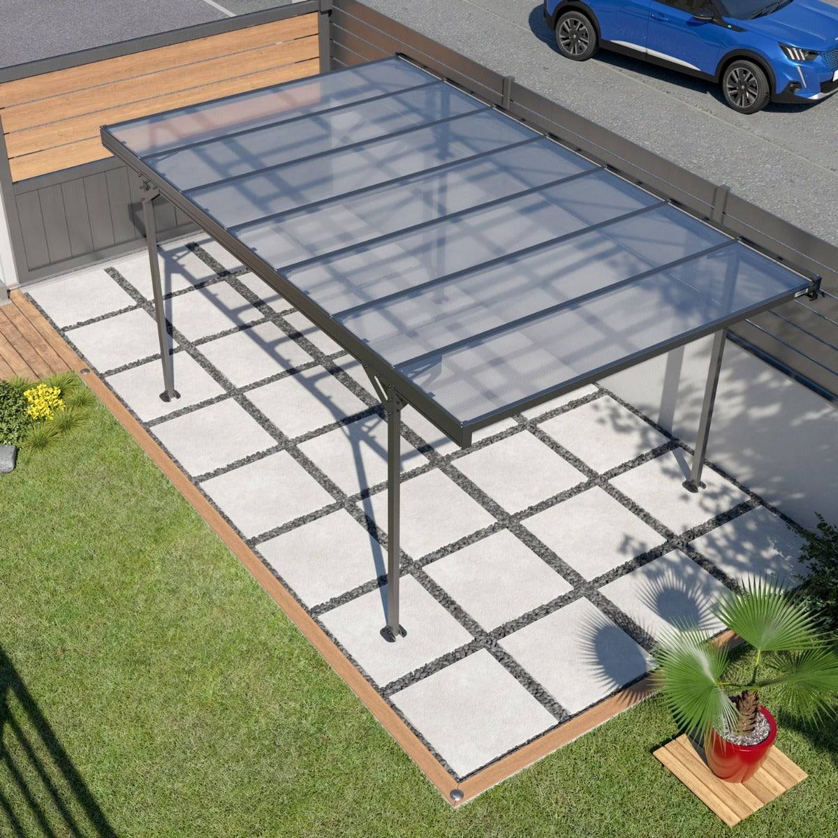 Trigano Jardin - Carport aluminium Trigano Mistral 15 m² - Image 2