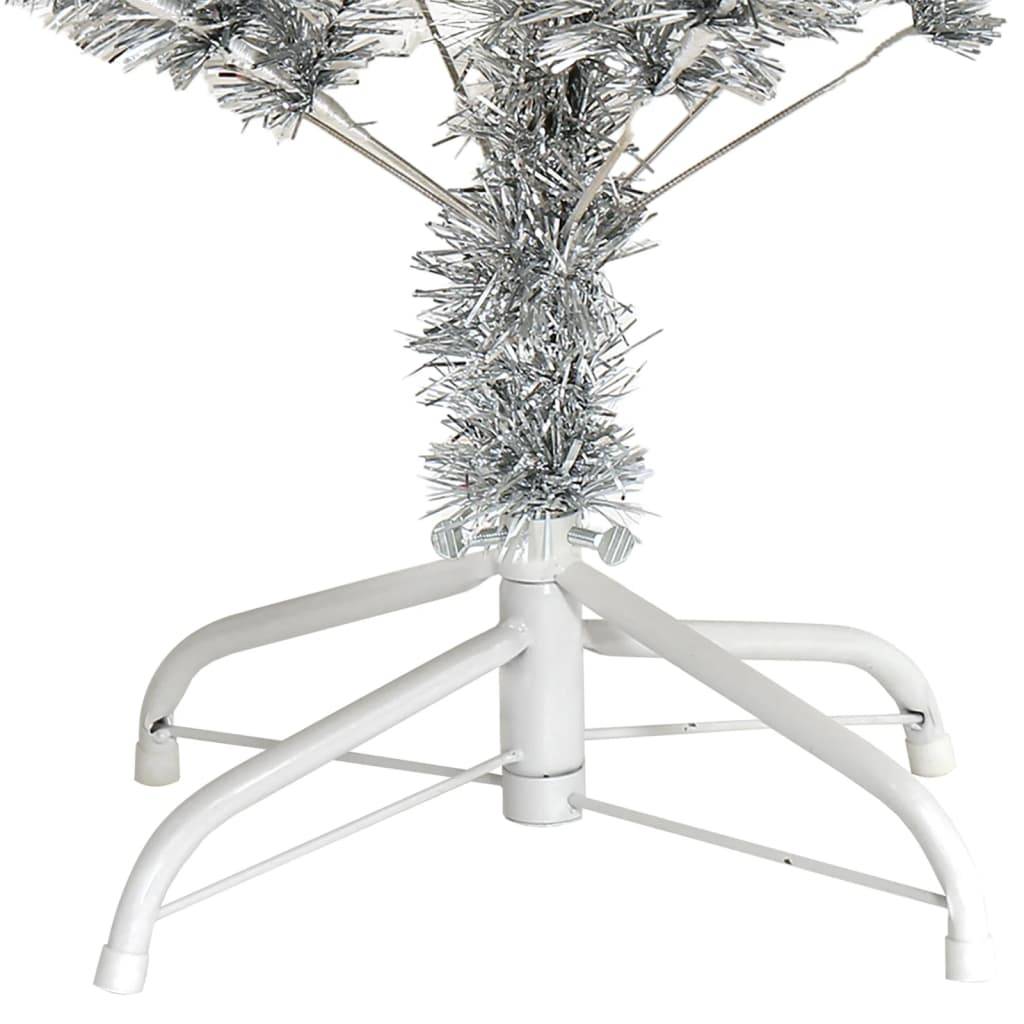 Vidaxl - Sapin de Noël artificiel avec support argenté 120 cm PET vidaXL 329187 - Image 6