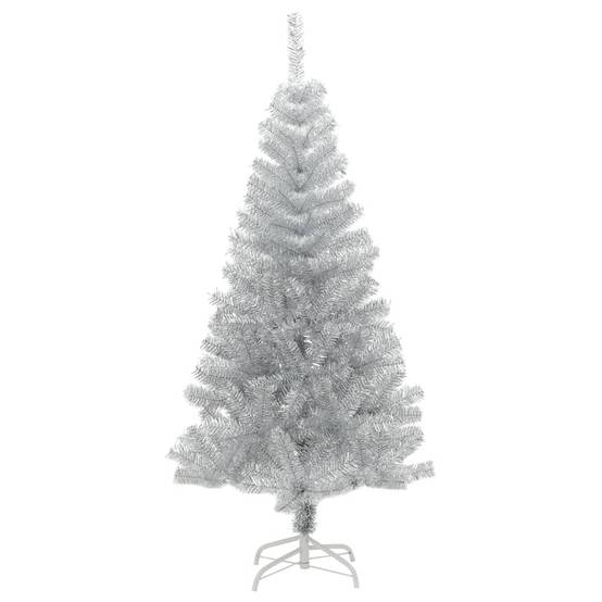 Vidaxl - Sapin de Noël artificiel avec support argenté 120 cm PET vidaXL 329187 - Image 2