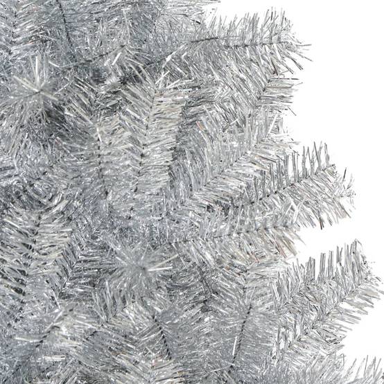 Vidaxl - Sapin de Noël artificiel avec support argenté 120 cm PET vidaXL 329187 - Image 5