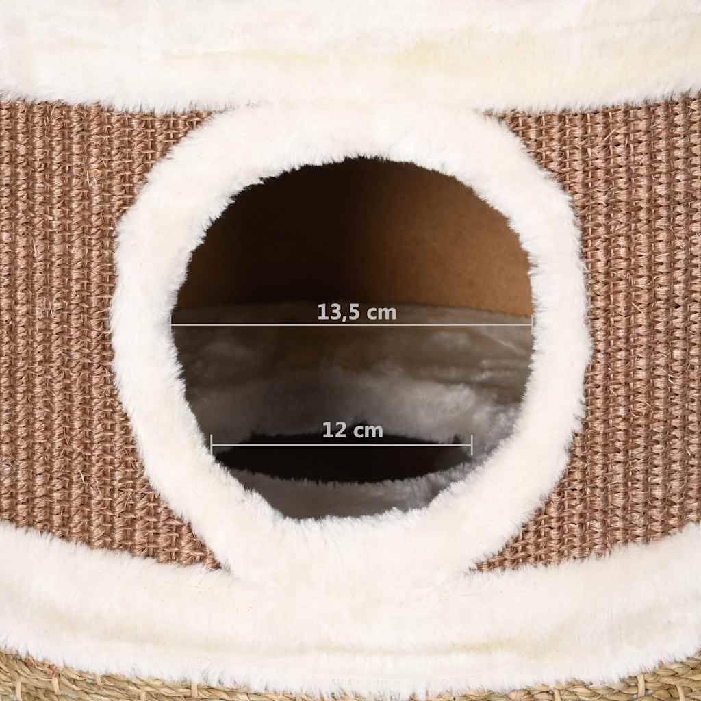 Vidaxl - Tonneau à gratter pour chats 60 cm Herbiers marins vidaXL 170976 - Imagen 6
