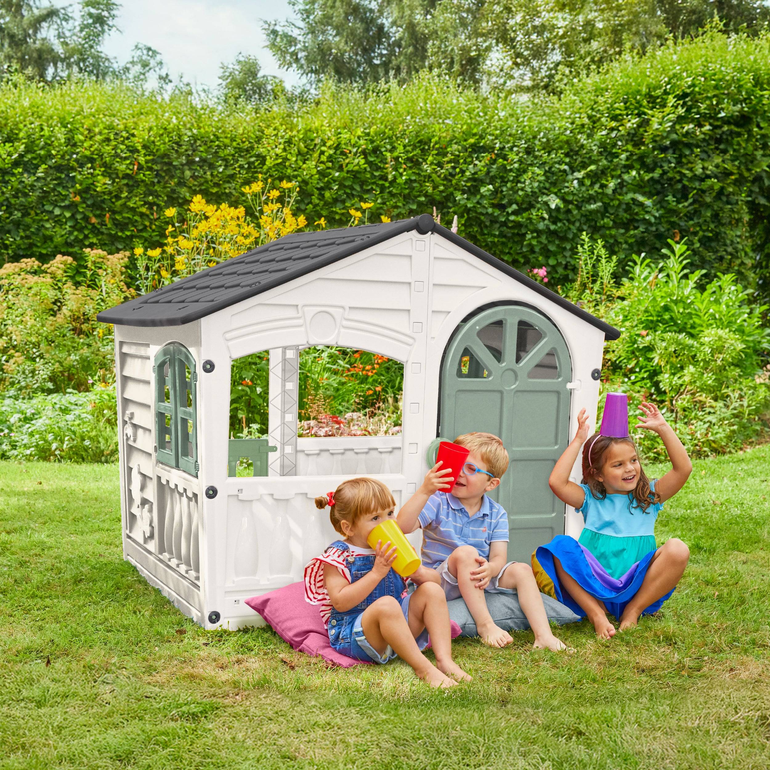 Cabane enfant plastique blanc crème SNOWDRIFT