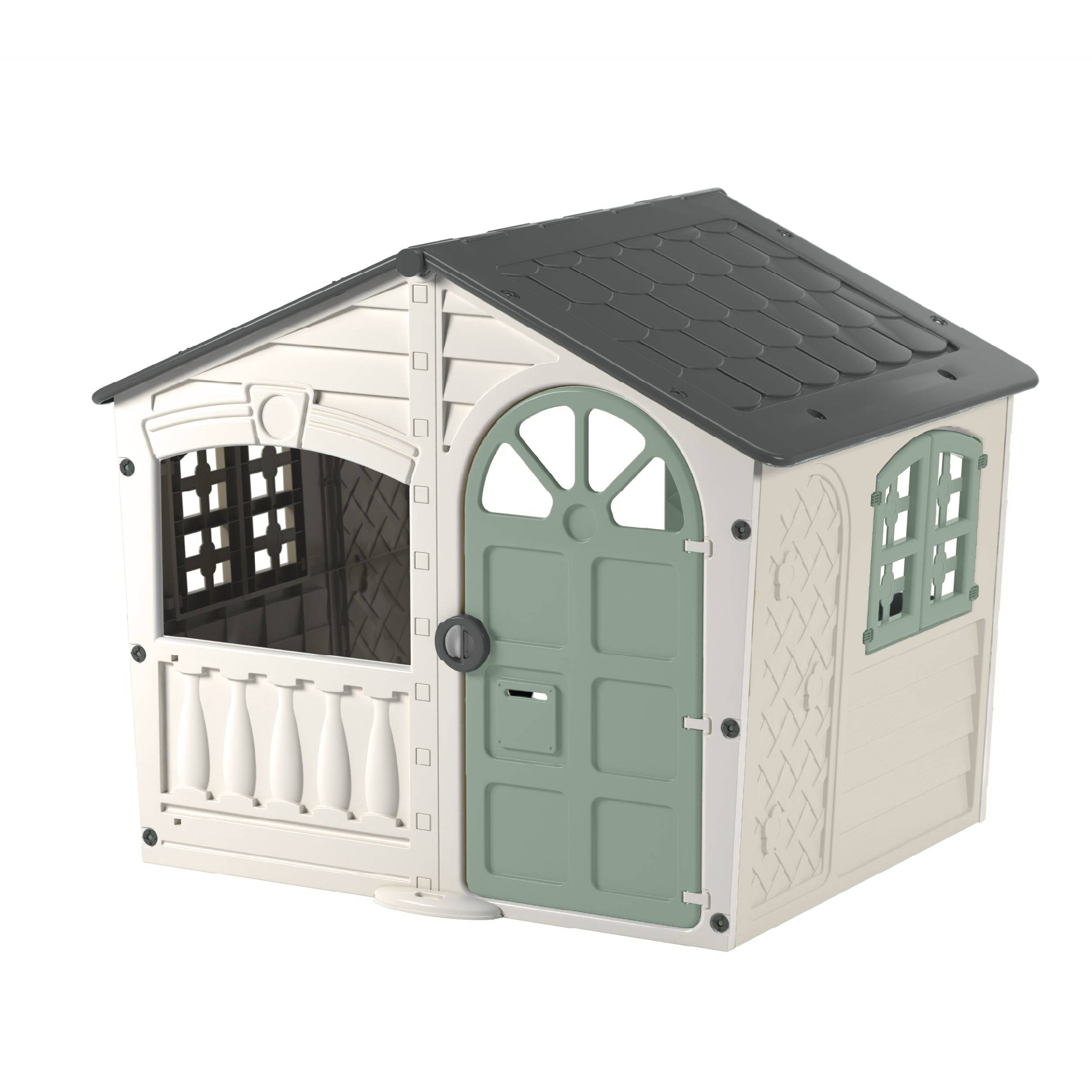Cabane enfant plastique blanc crème SNOWDRIFT - Image 3