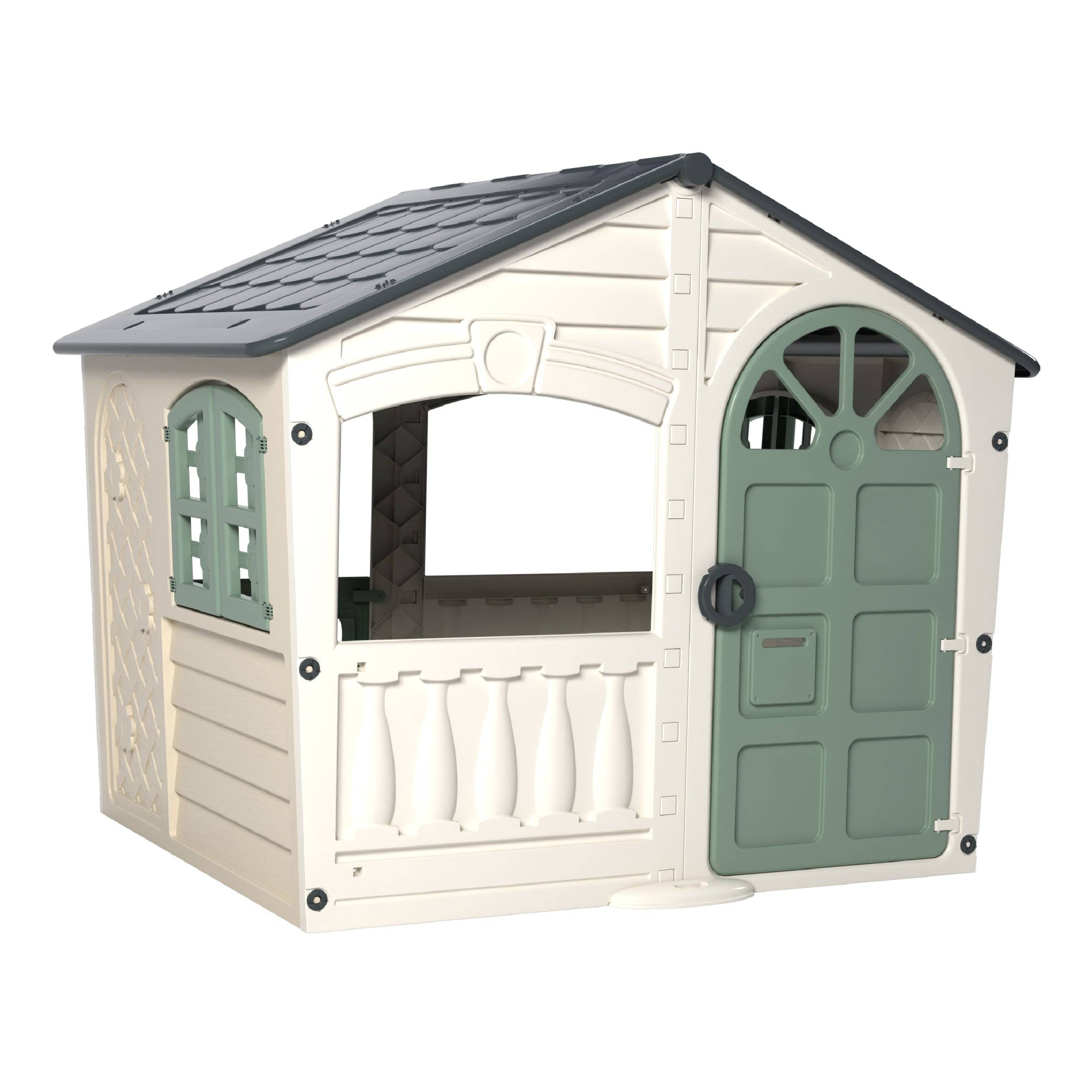 Cabane enfant plastique blanc crème SNOWDRIFT - Image 2