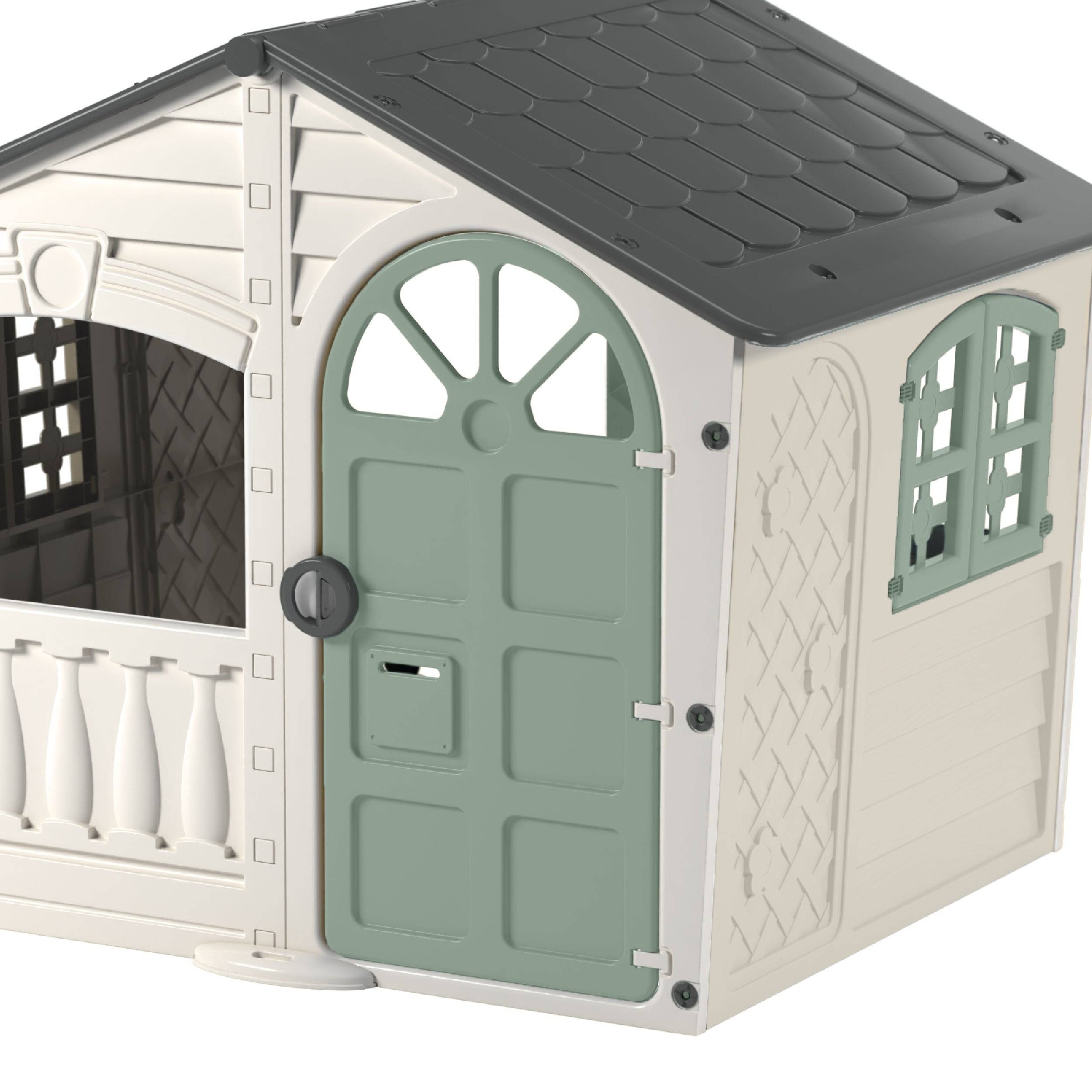 Cabane enfant plastique blanc crème SNOWDRIFT - Image 5