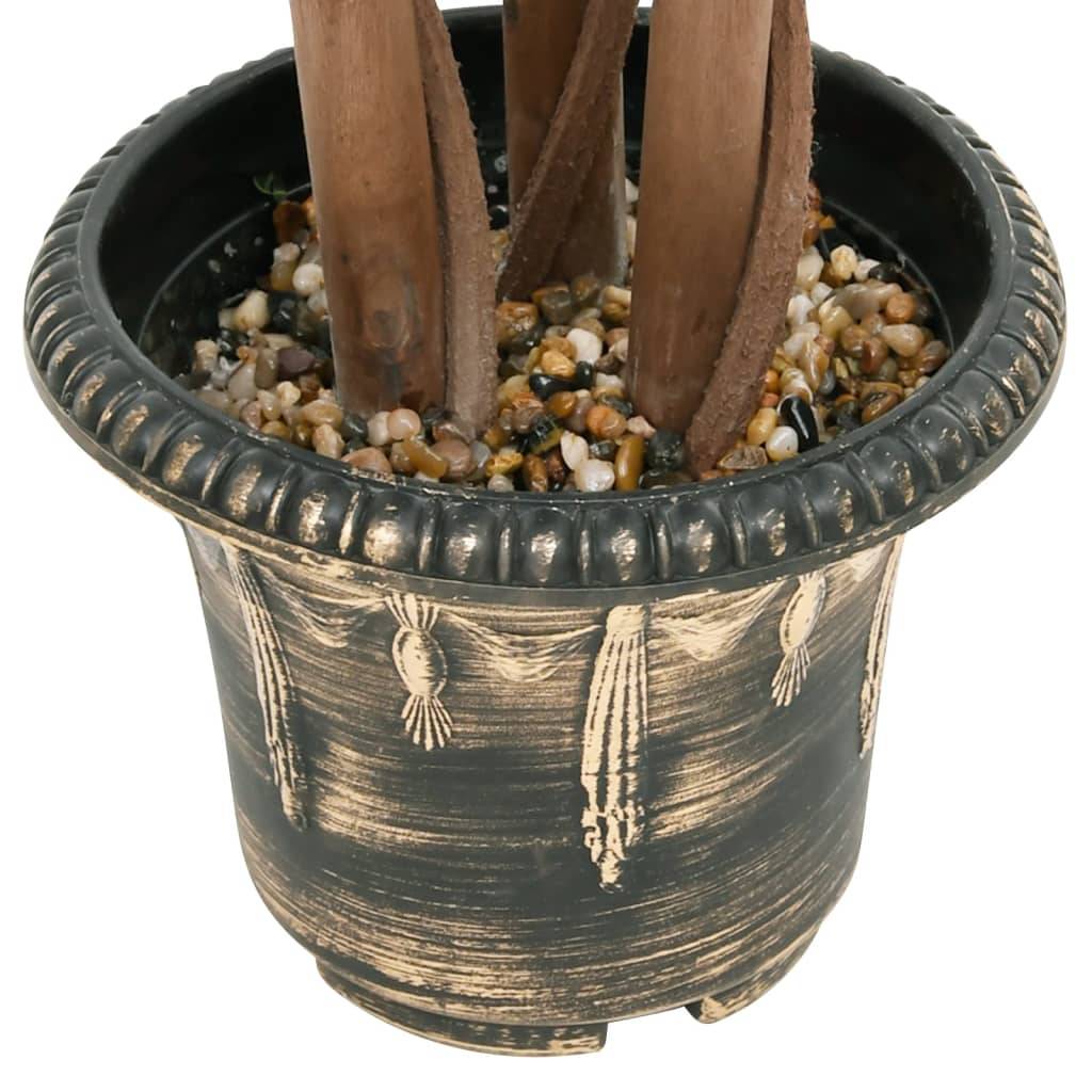 Buis Artificiel Triple Boule Topiaire Pot Inclus Intérieur Extérieur 119cm - ComfortXL Outdoor Living - Image 4
