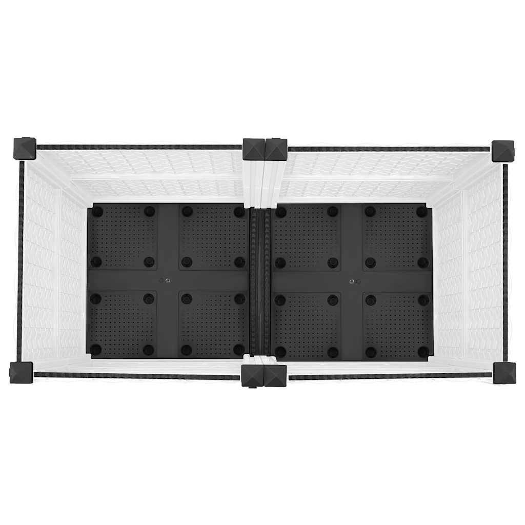 Prolenta Premium - Jardinière polypropylène blanc 80 x 40 x 38 cm - Prolenta premium p332.5 - Image 6