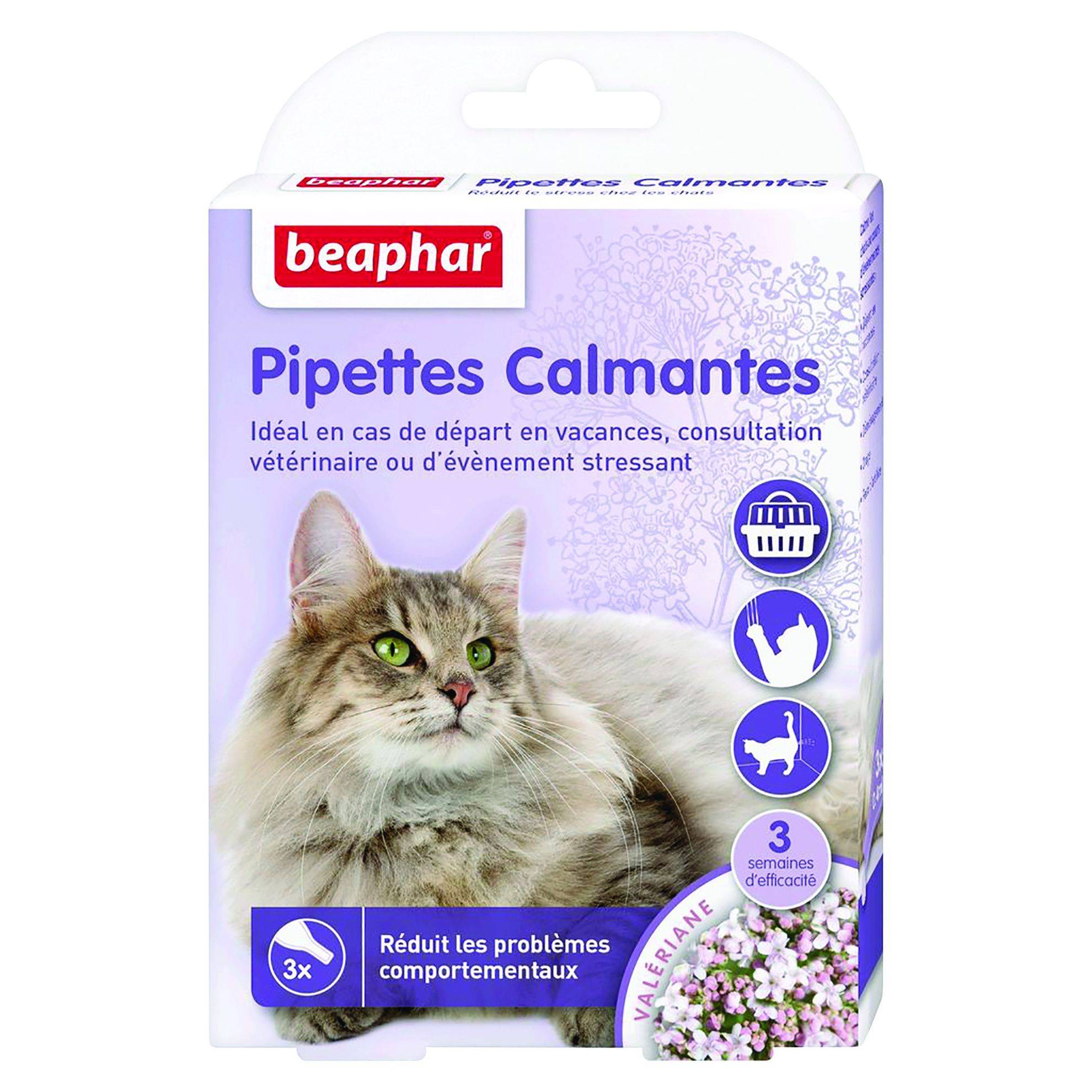 Pipettes calmantes pour chat BEAPHAR
