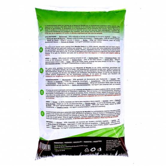 Lombricompost sac de 13 litres | Amendement 100 % naturel - Image 2