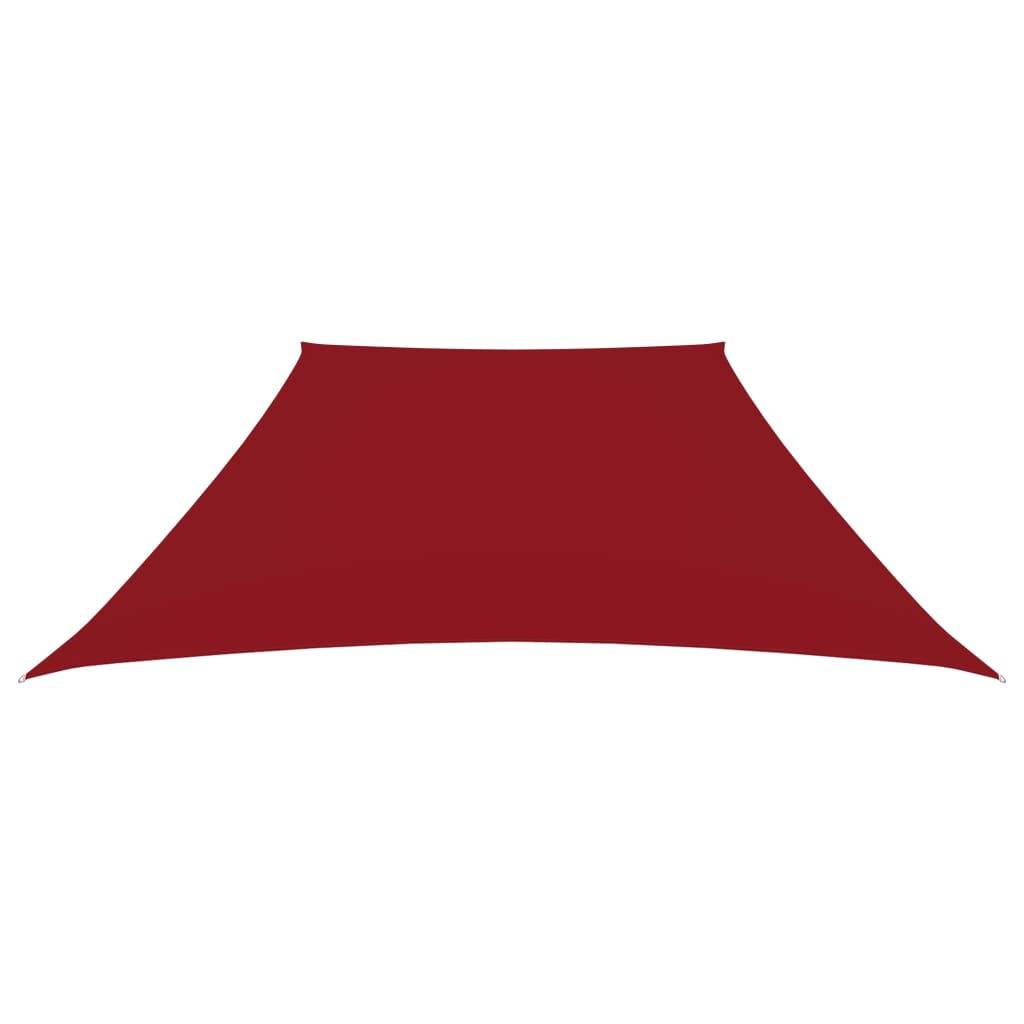 Helloshop26 - Voile toile d'ombrage parasol tissu oxford trapèze 2/4 x 3 m rouge - Imagen 2