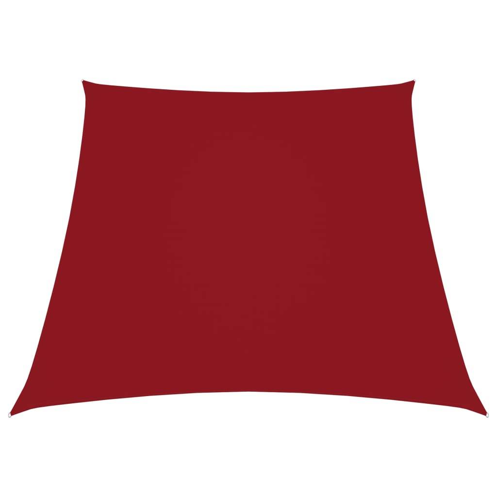 Helloshop26 - Voile toile d'ombrage parasol tissu oxford trapèze 2/4 x 3 m rouge - Imagen 1