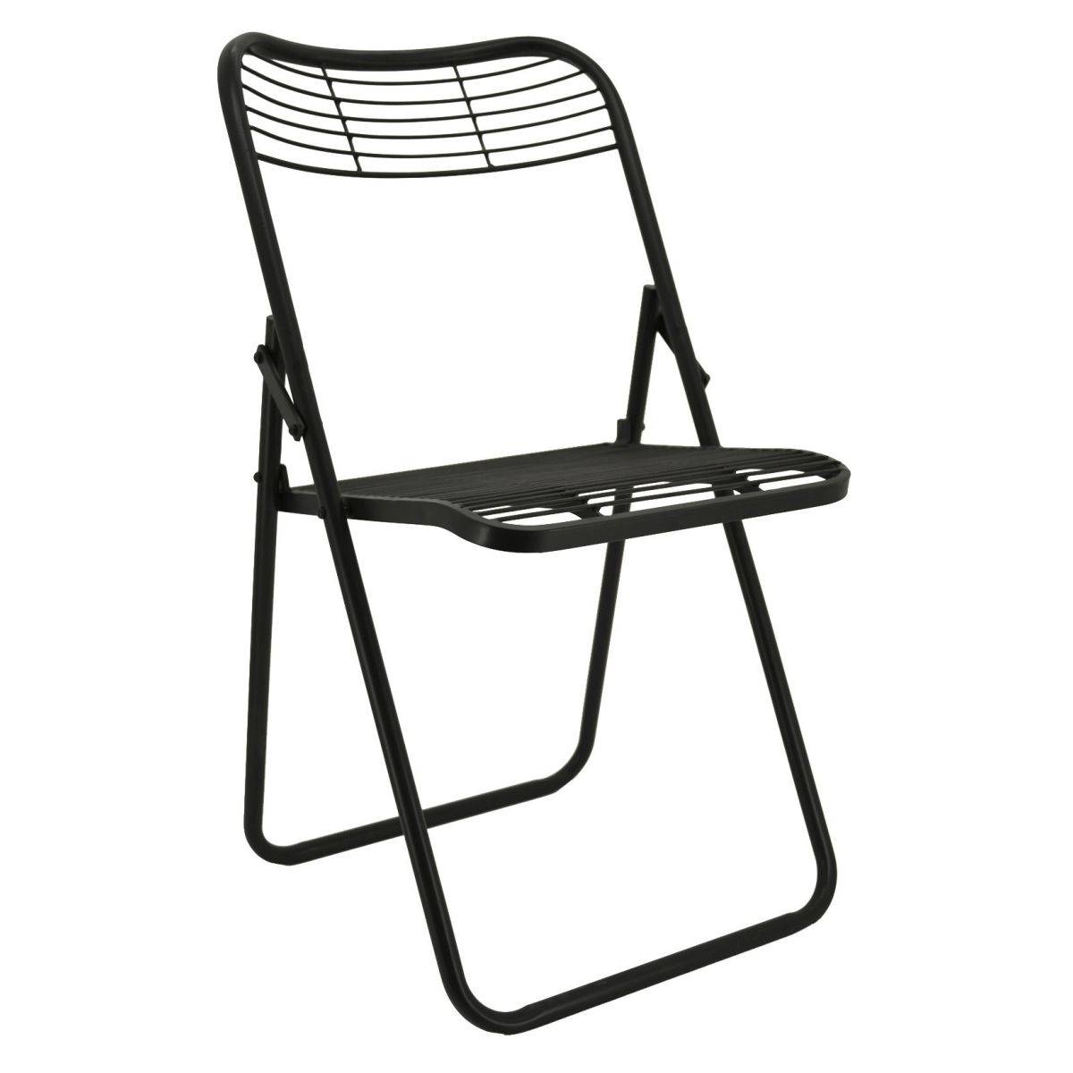 Aubry Gaspard - Chaise pliante en métal vieilli - Imagen 1