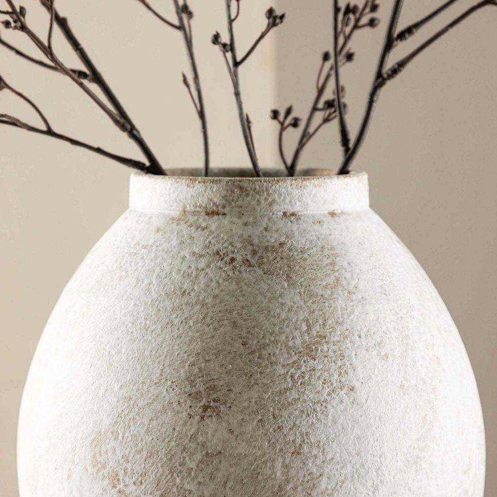 Venture Home - Vase en grès Globe 8 x 18 x 22 cm - Imagen 3