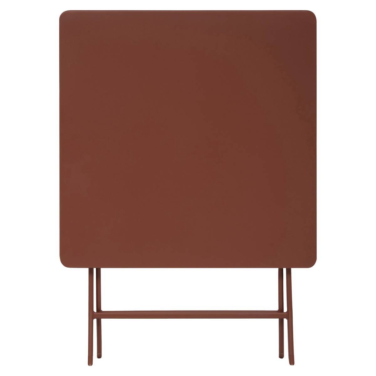 Hesperide - Table de jardin Greensboro 2 places pliable 70x70cm acajou Hespéride - Image 4