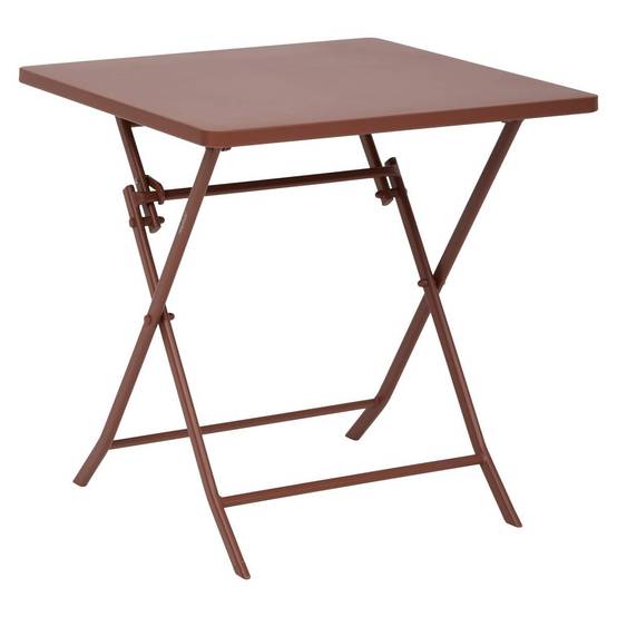 Hesperide - Table de jardin Greensboro 2 places pliable 70x70cm acajou Hespéride - Image 2