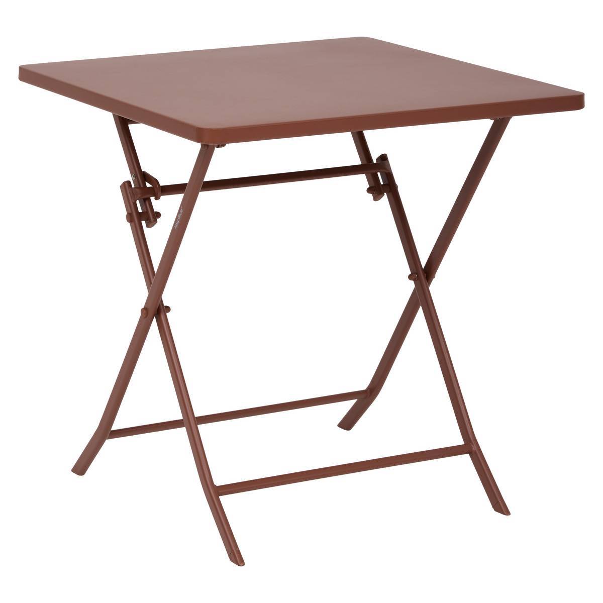 Hesperide - Table de jardin Greensboro 2 places pliable 70x70cm acajou Hespéride - Image 2