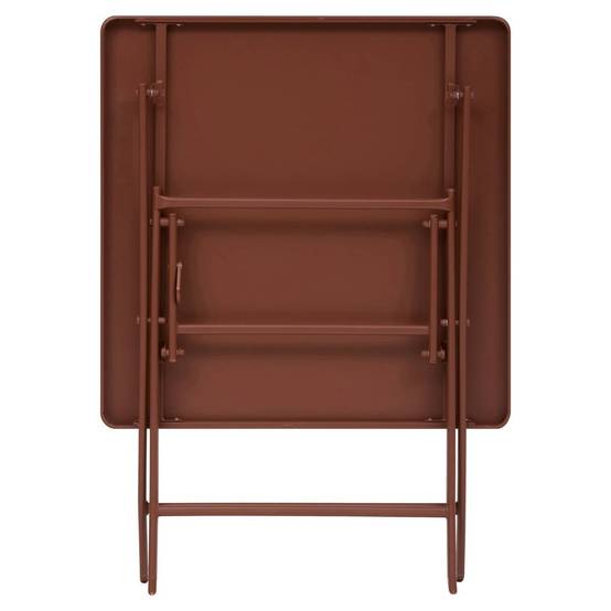 Hesperide - Table de jardin Greensboro 2 places pliable 70x70cm acajou Hespéride - Image 5