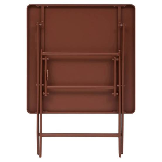 Hesperide - Table de jardin Greensboro 2 places pliable 70x70cm acajou Hespéride - Image 8