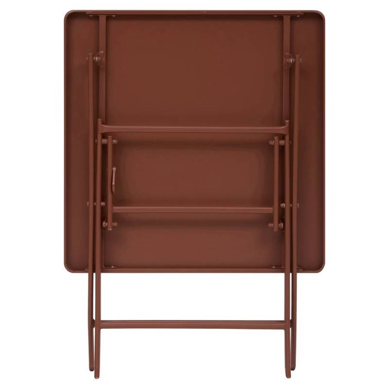 Hesperide - Table de jardin Greensboro 2 places pliable 70x70cm acajou Hespéride - Image 8