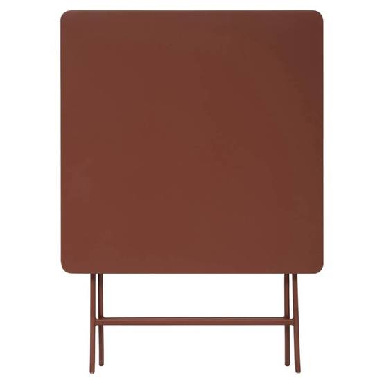 Hesperide - Table de jardin Greensboro 2 places pliable 70x70cm acajou Hespéride - Image 7