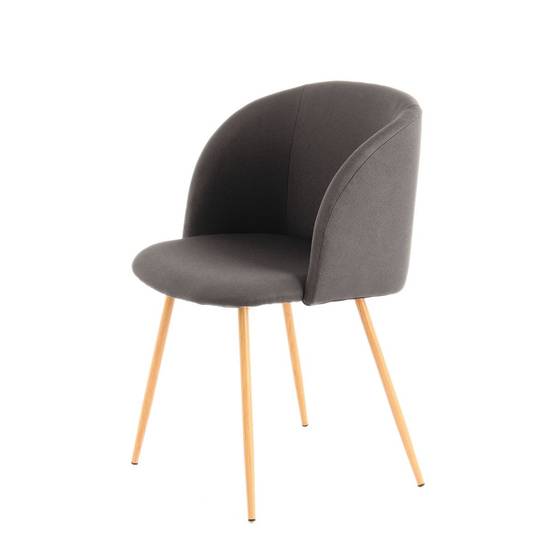 Lot de 2 Chaises Déco "Celina" 84 cm Noir - Image 2