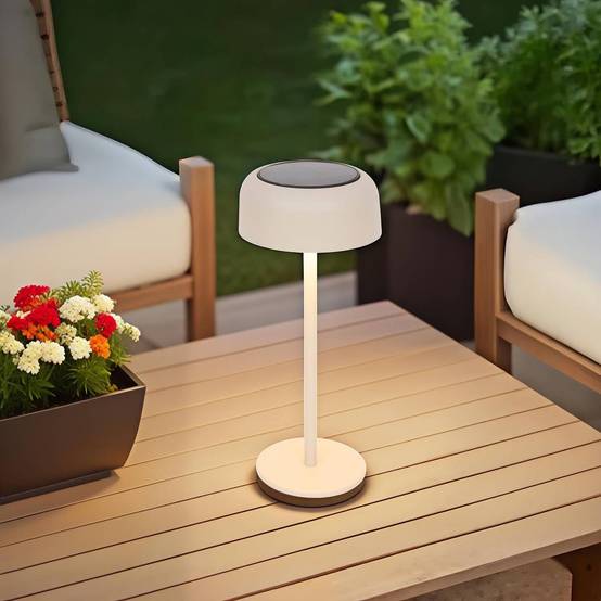 Hesperide - Lampe Bolty solaire argile H30cm - Hespéride - Image 1