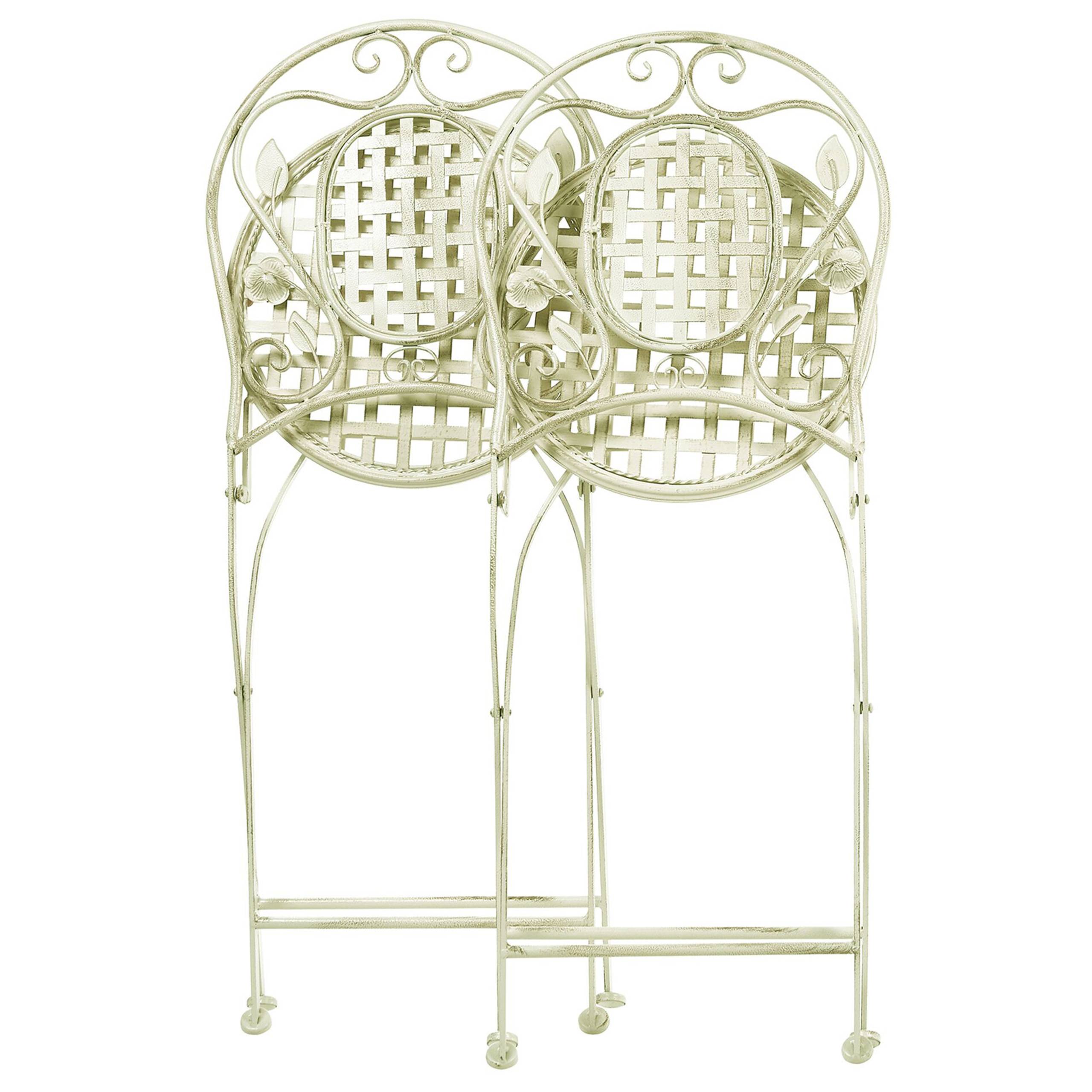 Beliani - Chaise de jardin Métal Vert clair BIVIO - Beliani - Imagen 6