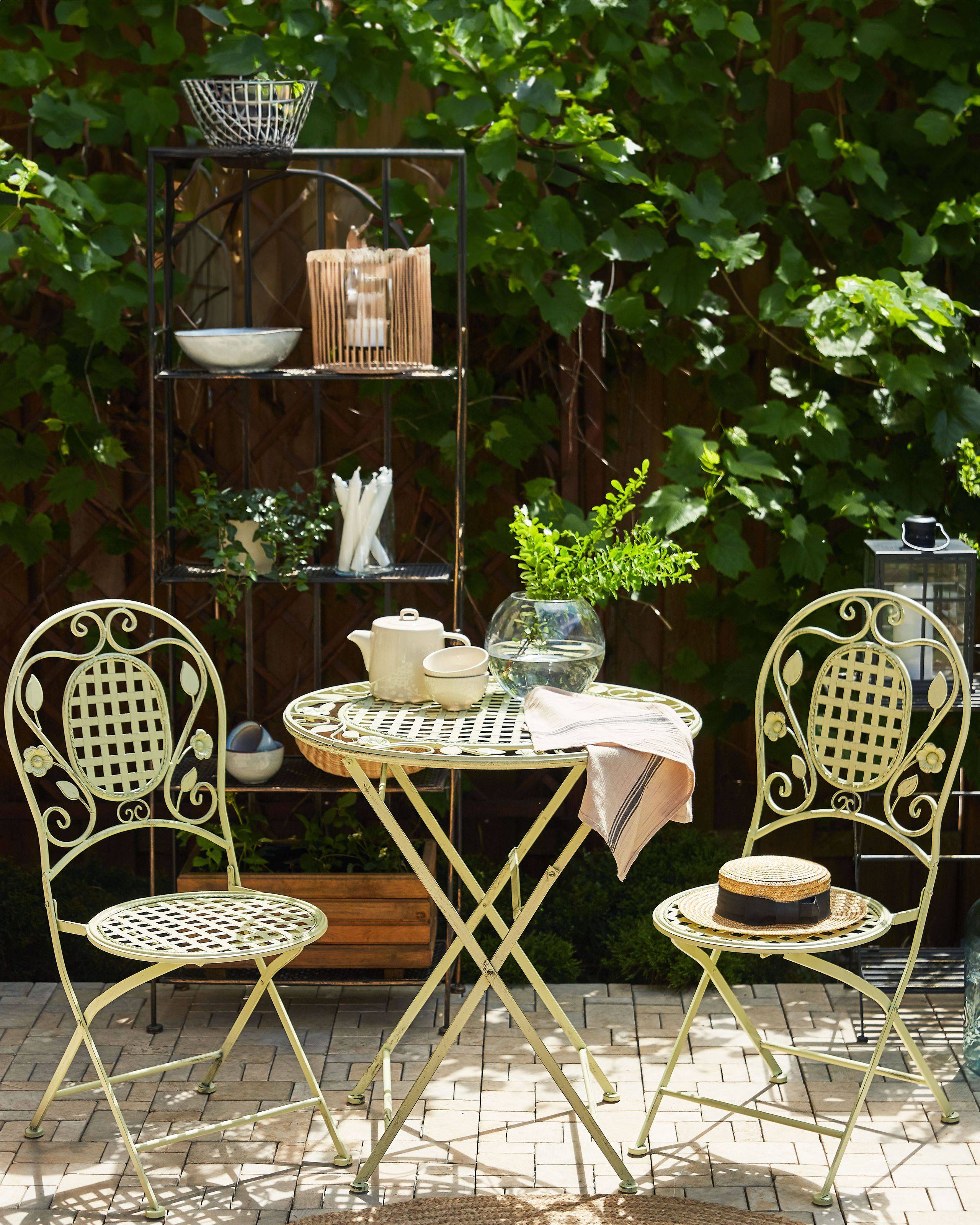 Beliani - Chaise de jardin Métal Vert clair BIVIO - Beliani - Imagen 1