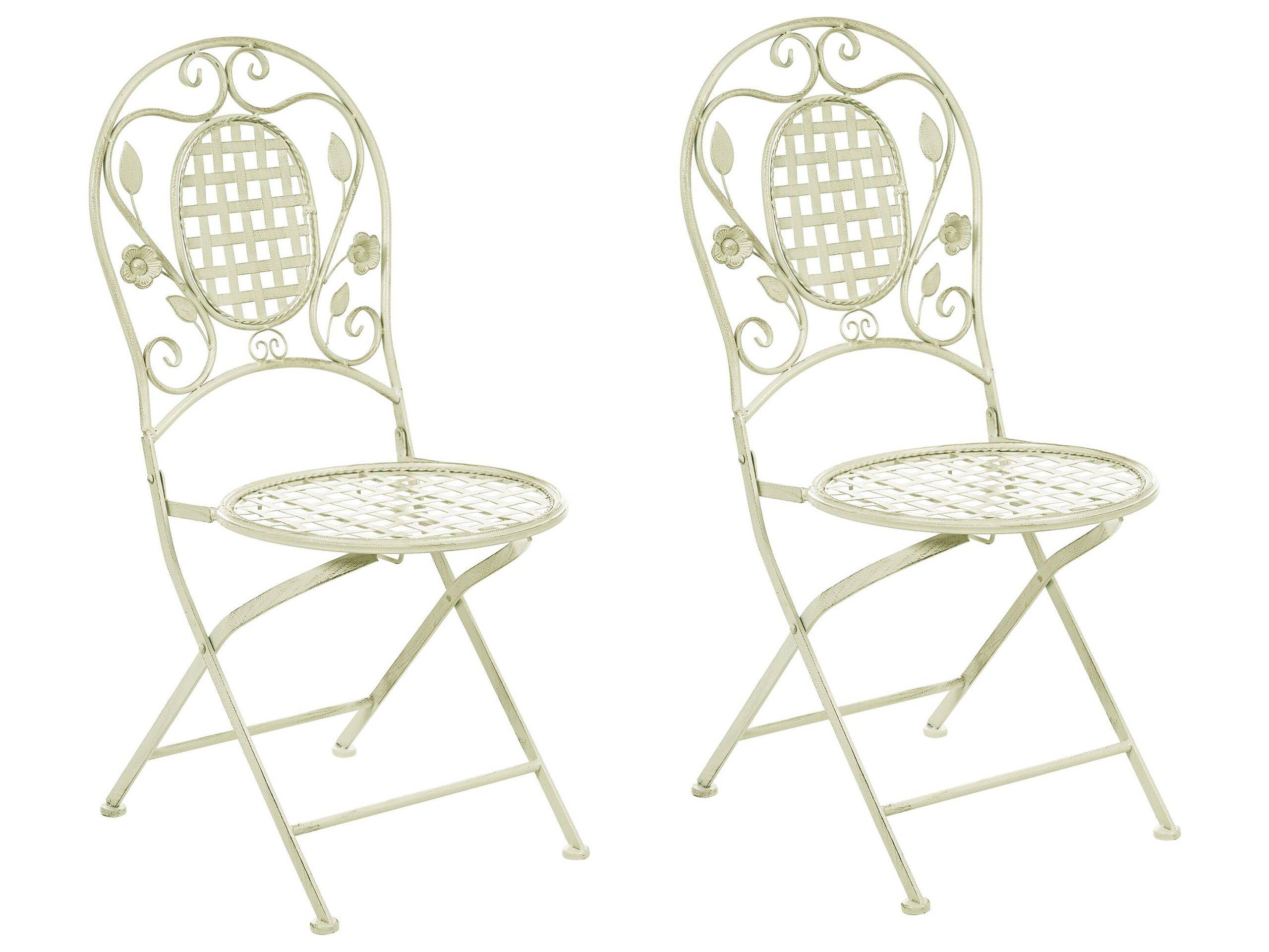 Beliani - Chaise de jardin Métal Vert clair BIVIO - Beliani - Imagen 2