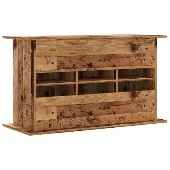 Meuble pour aquarium Bois d'Ingénierie pour Salon avec 6 Portes 101x41x58 cm Vieux Bois - ComfortXL Outdoor Living - Image 6
