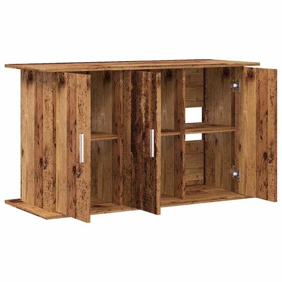 Meuble pour aquarium Bois d'Ingénierie pour Salon avec 6 Portes 101x41x58 cm Vieux Bois - ComfortXL Outdoor Living - Image 7