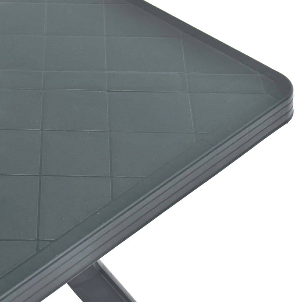 ComfortXL - Table de Bistrot Carrée 70x70 cm Vert Tilleul, en Plastique Durable pour Jardin ou Balcon – ComfortXL Outdoor Living - Image 4