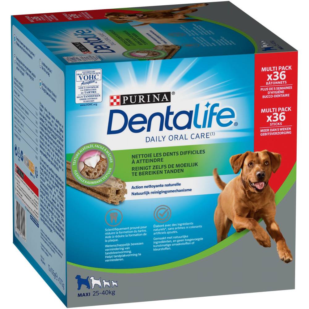 Purina One - Purina - 36 Bâtonnets à mâcher pour Grand Chien (25-40kg) DENTALIFE - Imagen 1
