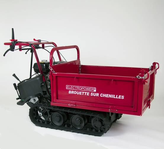 Electropower - Mini dumper - Brouette motorisée à chenilles 320 kg - 8 vitesses PACK COMPLET - Image 1