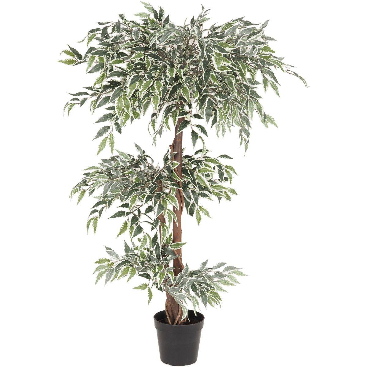 Ligne Deco - Ficus artificiel en pot 120 cm - Imagen 1