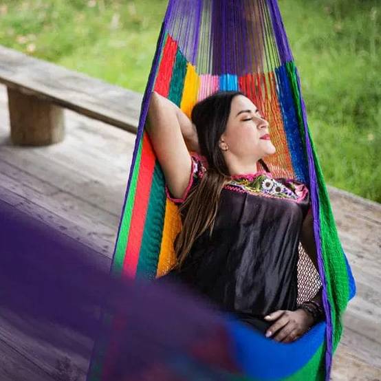 Hamac Del Sol - Hamac Palmitas XL Multicolor- Hamac del Sol - Image 3
