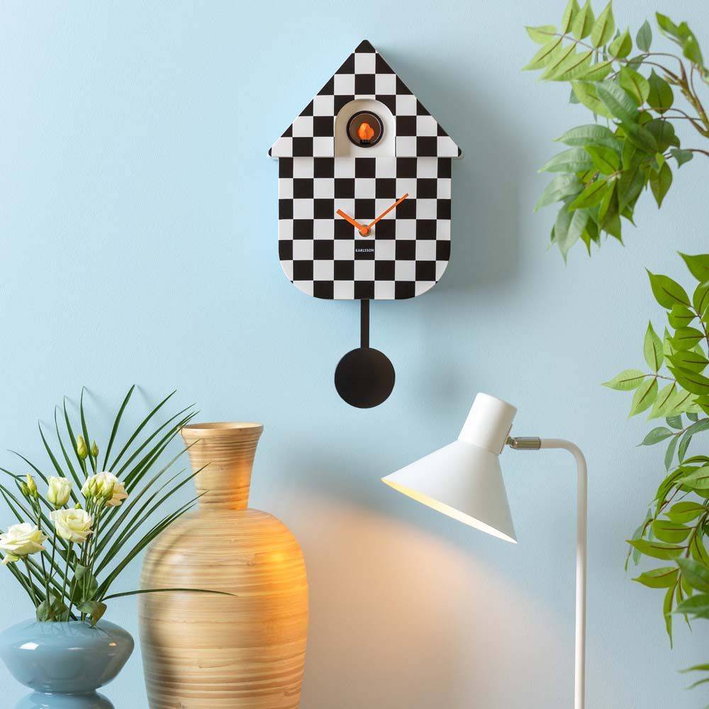 Karlsson - Horloge murale moderne Cuckoo Checker - Imagen 2